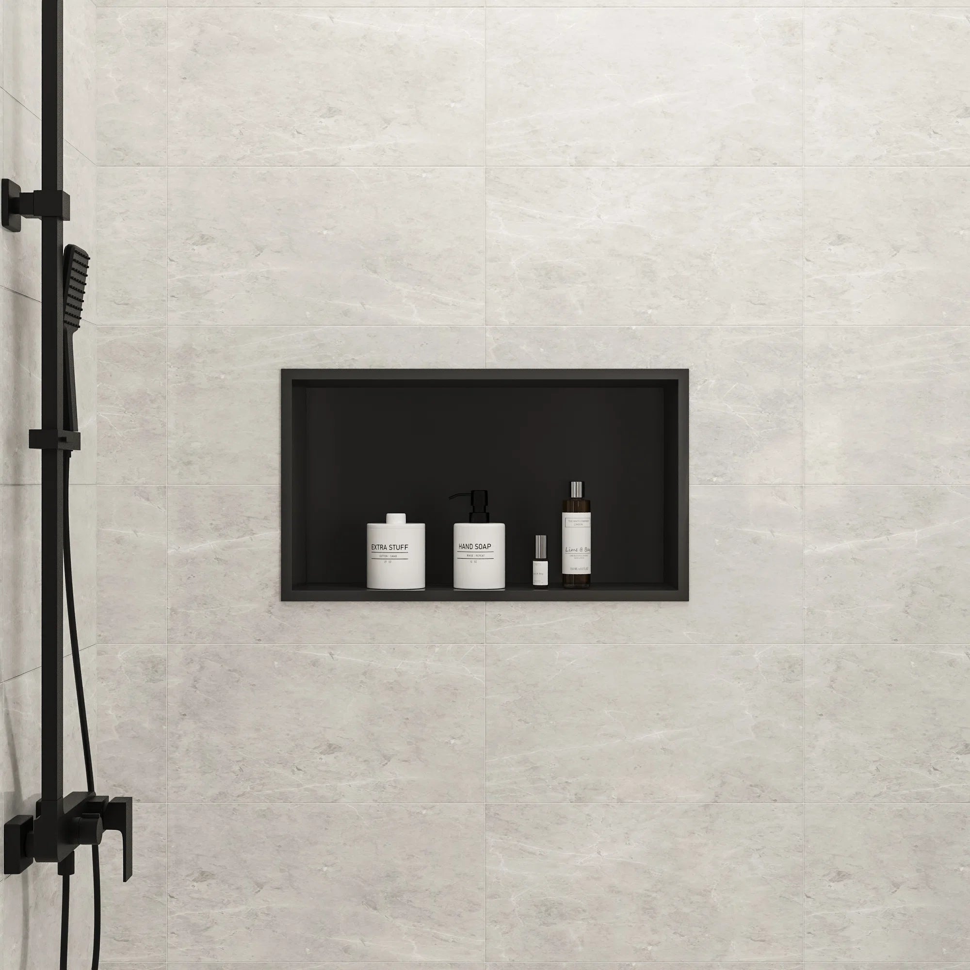 Luxurious PVD Rectangular Wall Niche With Built-In Lighting PWN 600 1 PC By Jayna