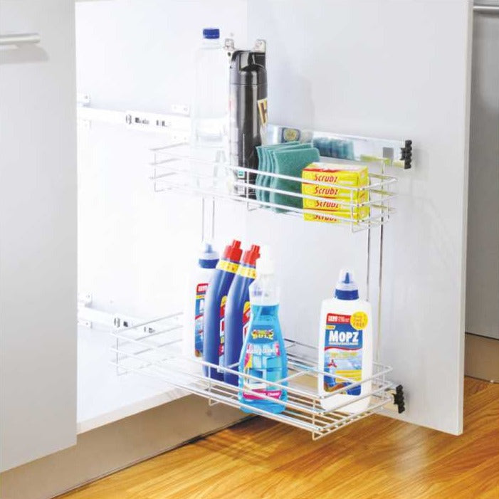 Pull Out Detergent Rack Soft Close Mechanism By Inox ( D4.01.201 ) - 1 Pc