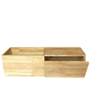 Wooden Wall Floating Modern Shelf/Wall Mounted Planter Shelf Storage By Miza