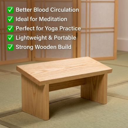 Salat Buddy Meditation Yoga Stool/Foot Stool  By Miza
