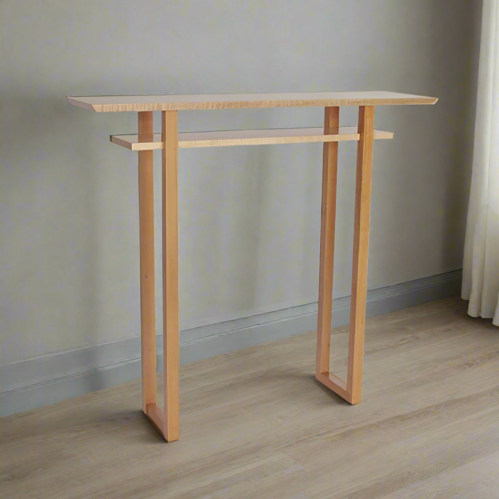The Custom Classic Japanese Console Table - (Narrow & Modern) By Miza