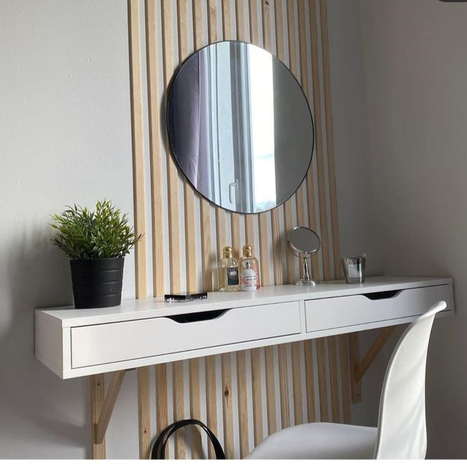 Modern And Sleek Wall Mounted Decorative Dresser By Miza