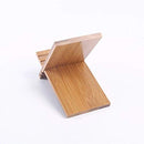 Adjustable Solid Rubber Wood Tabletop Stand for iPad, Mobile, and Cookbook By Miza