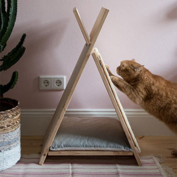 X - Shape Cat House By Miza