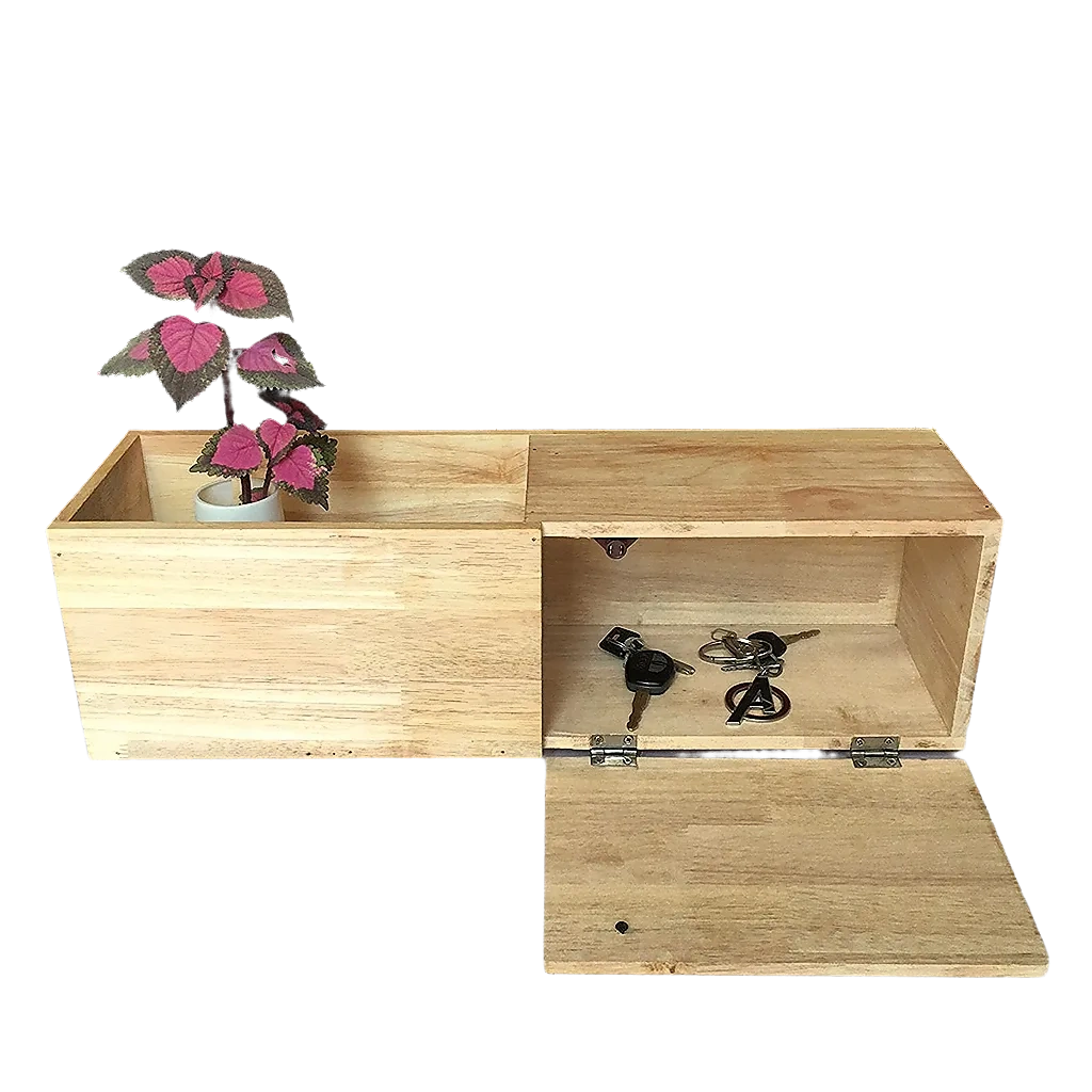 Wooden Wall Floating Modern Shelf/Wall Mounted Planter Shelf Storage By Miza
