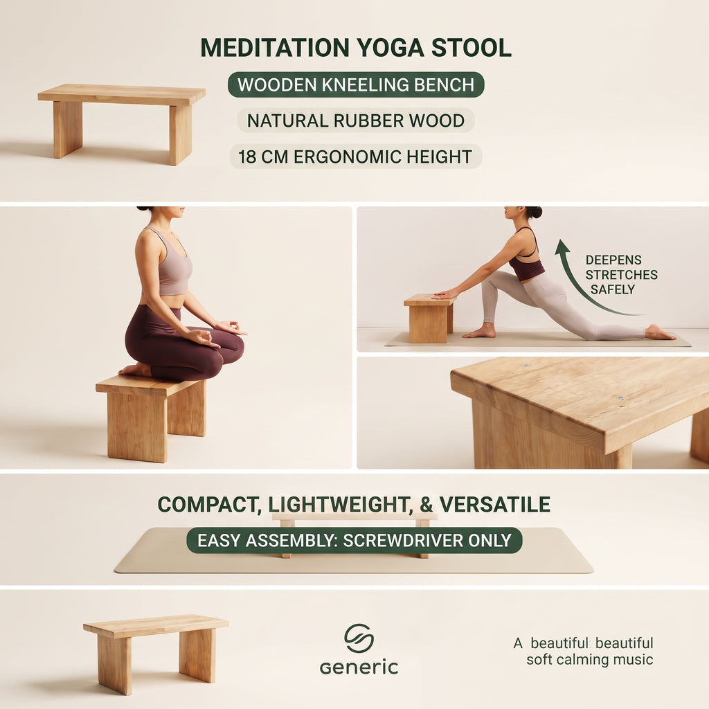 Salat Buddy Meditation Yoga Stool/Foot Stool  By Miza