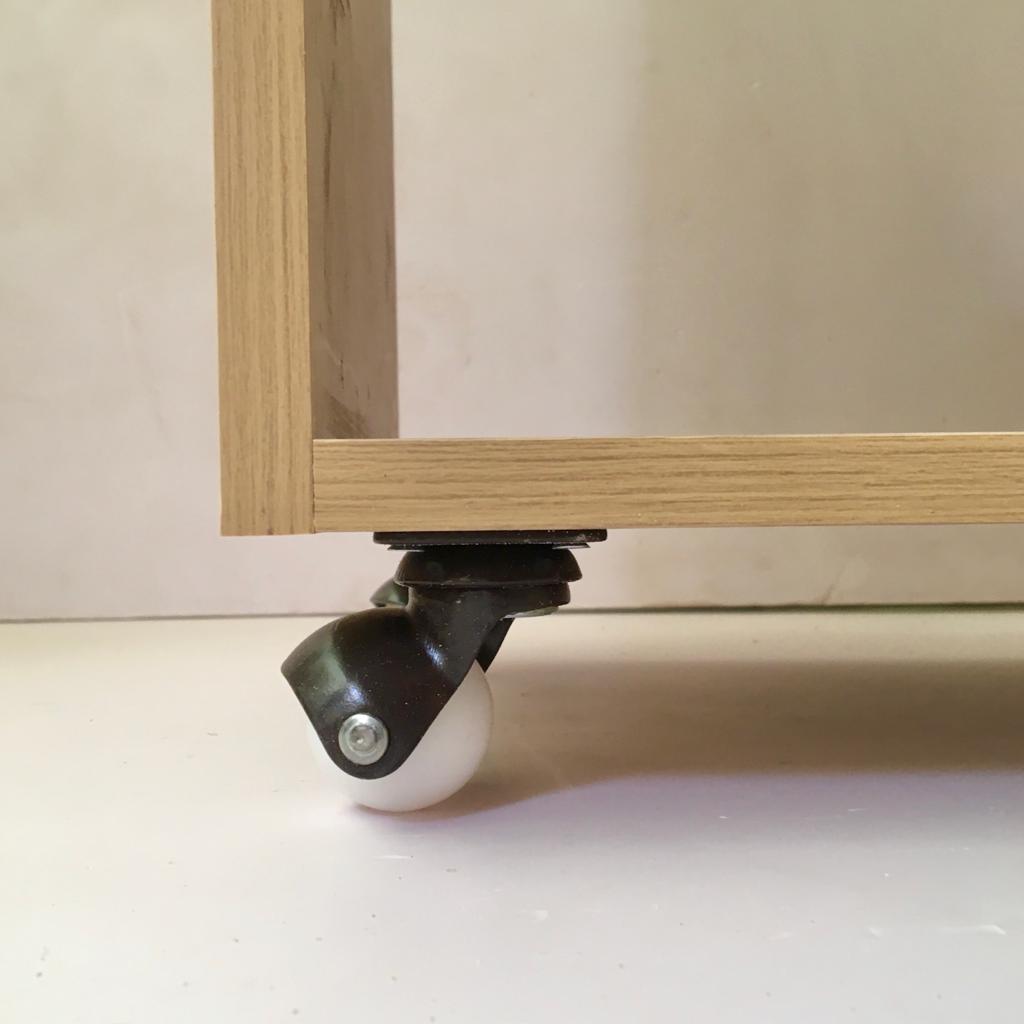Office Book Rack Side Table Trolley By Miza