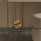 Modern Gray Makeup Vanity Set With Side Cabinet Dressing Table With Stool
