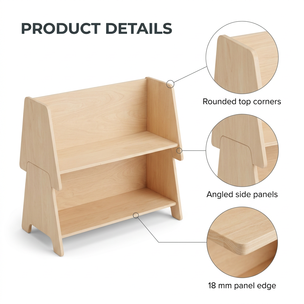 Stackable Play Shelf For Kids By Miza