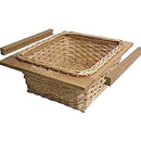 Pull Out Wicker Basket With Wooden Sliders By Inox - 1 Pc
