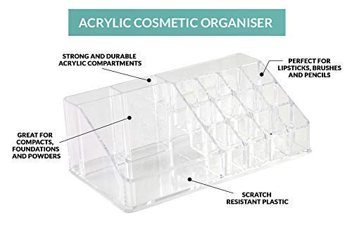 Multi Level Deep Acrylic Lipstick Cosmetic Holder/Makeup Organiser By AK - 1 PC