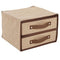 Double Drawer Pattern Storage/Cloth Box ( Random Colour ) By AK - 1 PC