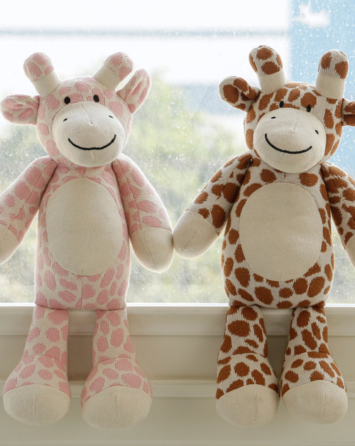 Giraffe Shape 100% Cotton Knitted Kids Bag For School & Travel By APT