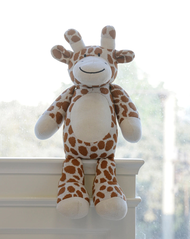 Giraffe Shape 100% Cotton Knitted Kids Bag For School & Travel By APT