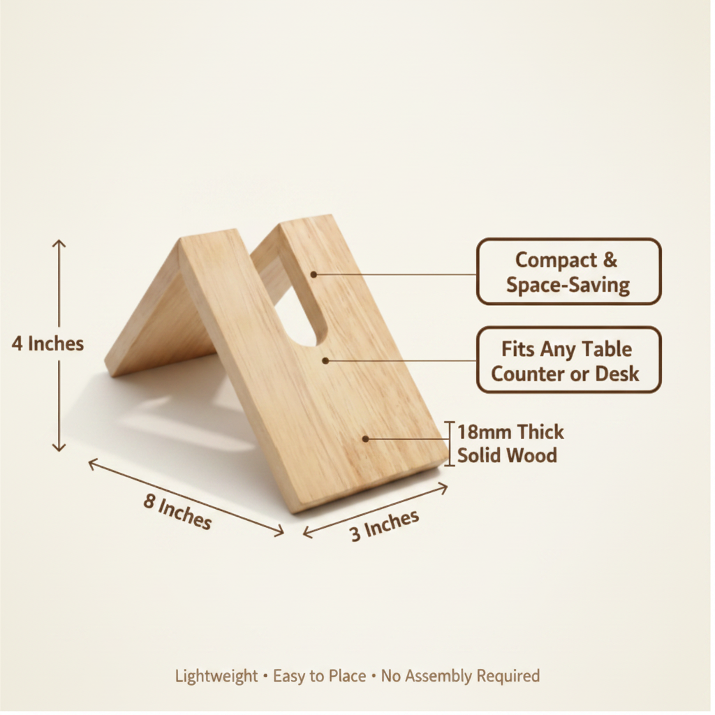 Modern Decorative and Stylish Wooden Tissue Holder Stand for Car, Dining Table, Kitchen, Office & Restaurant By Miza
