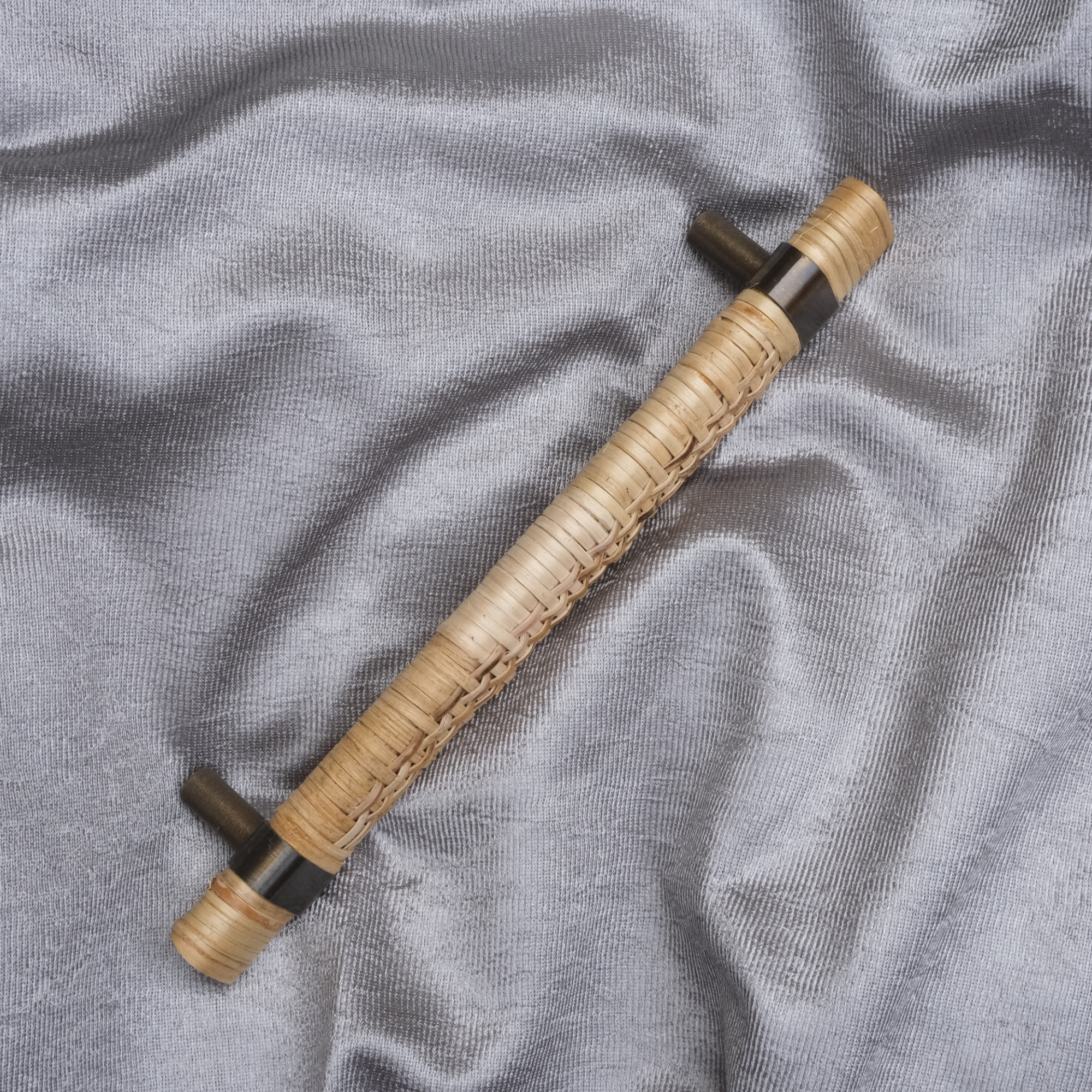Large Rattan Cabinet Drawer handle With Weaving By MUC