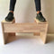 Squatting Wooden Platform/Squat Potty Stool For Toilet By Miza With FREE SOAP DISH!!