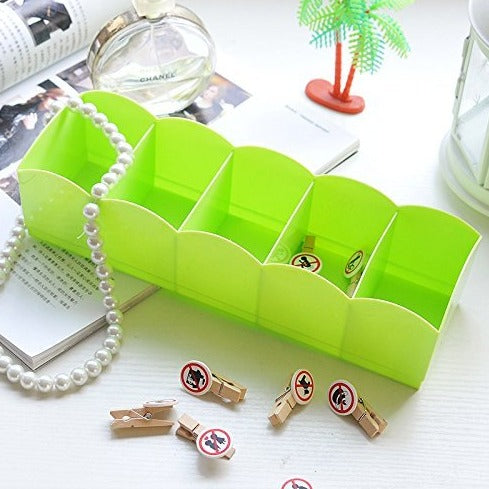 Compartments/Drawer/Shelf Organiser (For Tie, Socks, Hanky,Underwear)- Random Colour - Set of 3 PC - By AK