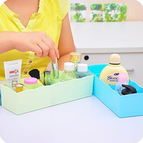 Compartments/Drawer/Shelf Organiser (For Tie, Socks, Hanky,Underwear)- Random Colour - Set of 3 PC - By AK