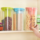 3 in 1 Airtight Cereal Storage Jar - 1500 ml ( Random Colour ) By AK - 1 PC