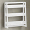 3 Tier Bathroom Shelf Wall Mounted with Towel Hooks By Miza
