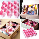 Honeycomb Drawer/Shelf Organiser Random Color Pack of 8 Straps By AK
