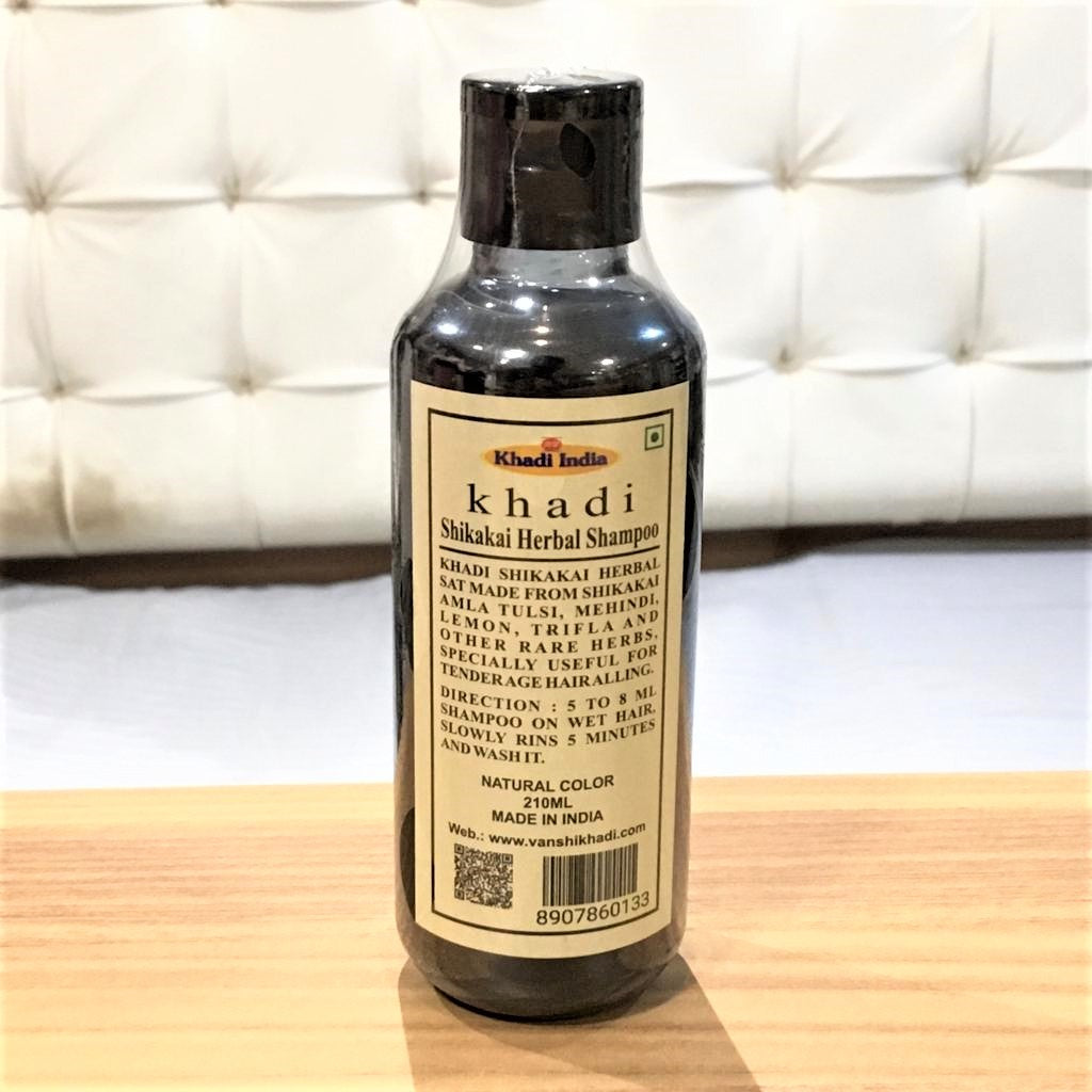 Khadi India Pack Of 2 Shikakai Natural Herbal Shampoo 210ml
