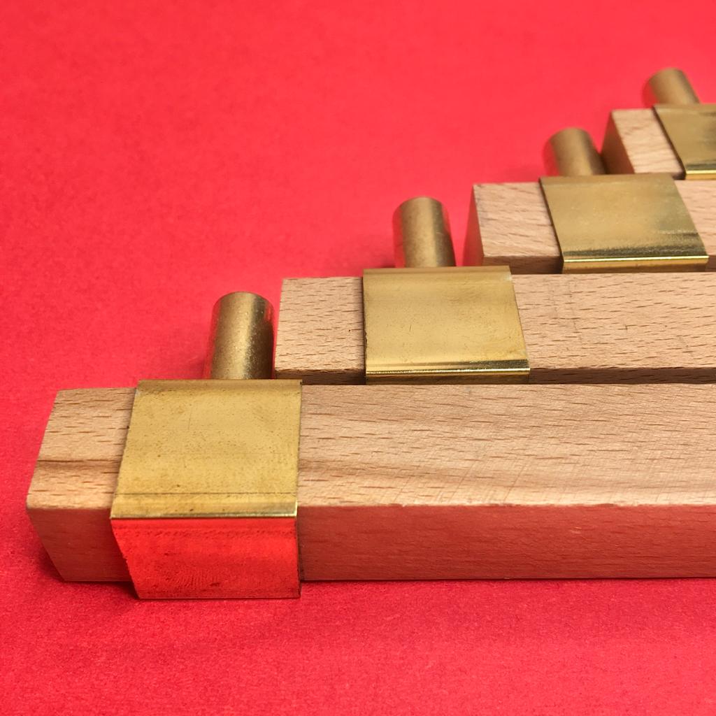 Stylish Modern Wooden Door Handle & Drawer Handle With Gold Antique Brass 1PC By MUC