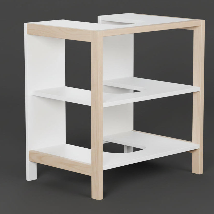 3 Shelves Lower Washbasin Cabinet By Miza