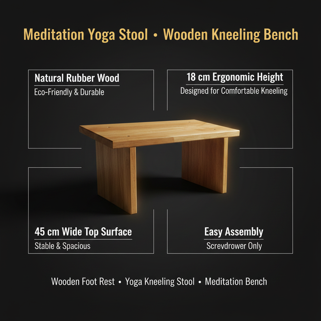 Salat Buddy Meditation Yoga Stool/Foot Stool  By Miza