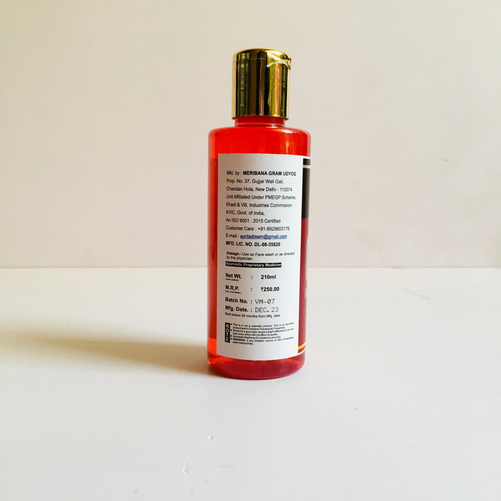 Khadi Meribana Pack Of 2 Pure Essence Onion Shampoo Hair Fall Control & Regrowth 210 ml