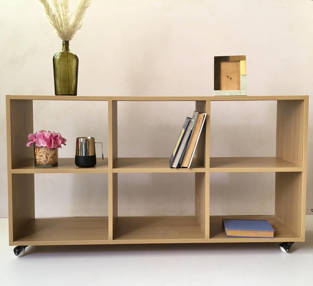 Office Book Rack Side Table Trolley By Miza