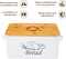 Bread Box And 3-Piece With Sugar Tea Coffee Containers Sets For Kitchen Countertop By MA-WH4