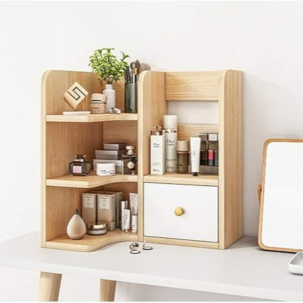 Corner Desktop Bookshelf Desk Organizer By Miza