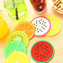 Colorful Silicone Coasters Fruit Slices Theme Set Of 2 By-APT