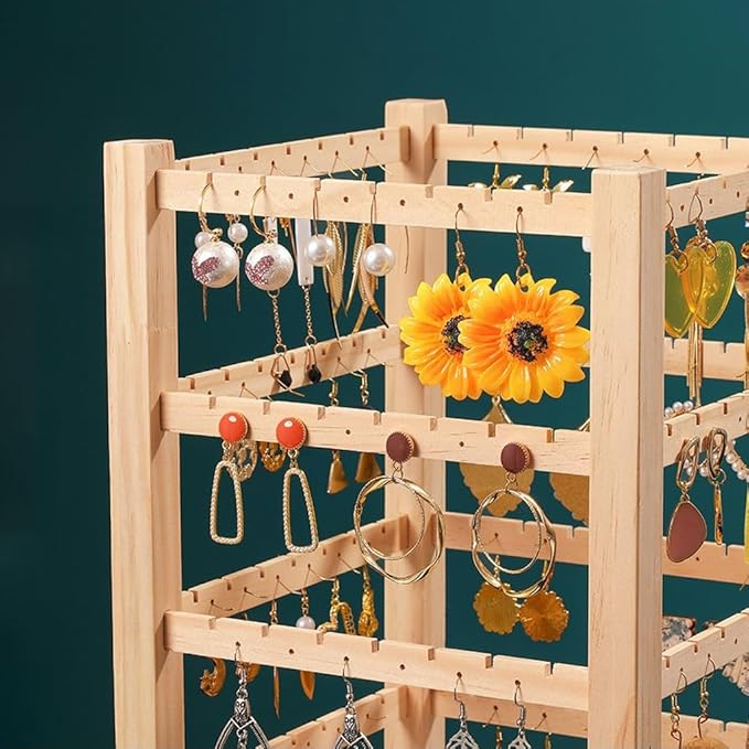 Creative Earring Rack Rotating Jewelry Display Rack By Miza