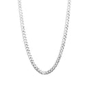 Popular Italian Curb Silver 92.5 Chain Necklace For Man