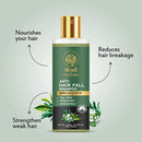 Khadi India Pack Of 2 Anti-Hair Fall Enriched With Tea Tree/Rosemary/Bhringraj Shampoo 200ml