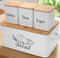 Bread Box And 3-Piece With Sugar Tea Coffee Containers Sets For Kitchen Countertop By MA-WH4