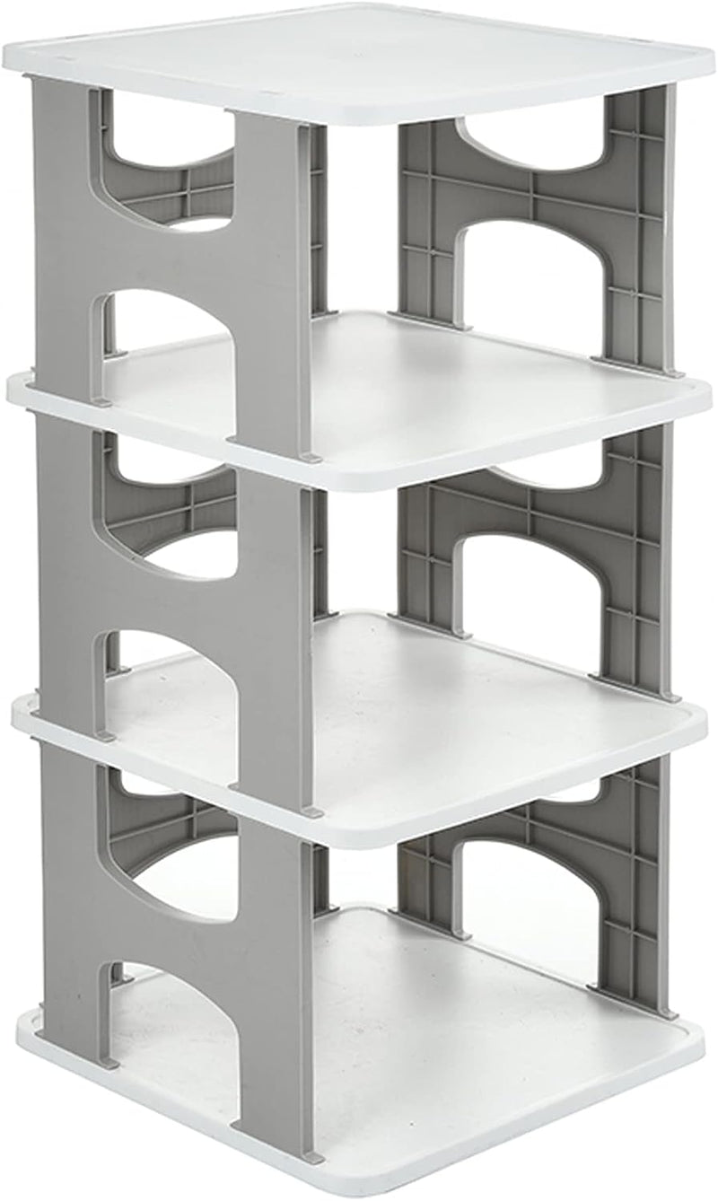 Foldable Plastic 4 & 5 Tier Shoe Rack By AK - 1 PC