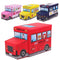 Kids School Bus Shape Storage Box By AK - 1 PC