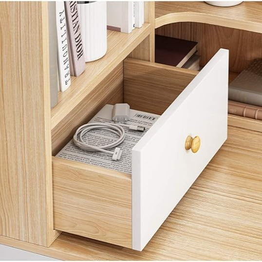 Corner Desktop Bookshelf Desk Organizer By Miza