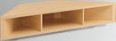 Modern TV Stand With Storage, Floating Corner Wall ,Wood Entertainment Center with Shelves By Miza