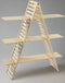 3 Tiers Wood A-Frame Shelf By Miza