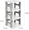 Foldable Plastic 4 & 5 Tier Shoe Rack By AK - 1 PC