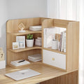 Corner Desktop Bookshelf Desk Organizer By Miza