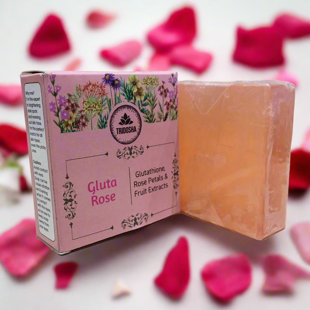Tridosha Skincare Gluta Rose – Glutathione, Rose Petals & Fruit Extracts