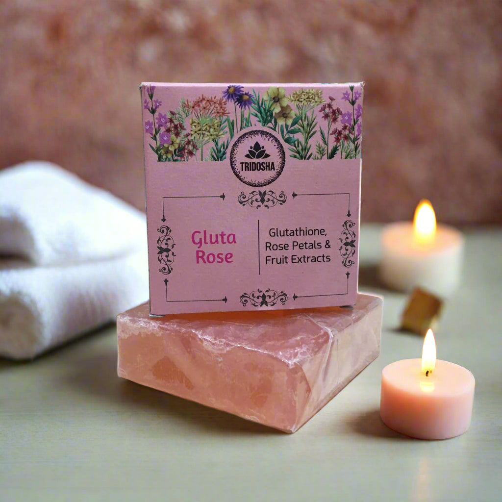 Tridosha Skincare Gluta Rose – Glutathione, Rose Petals & Fruit Extracts