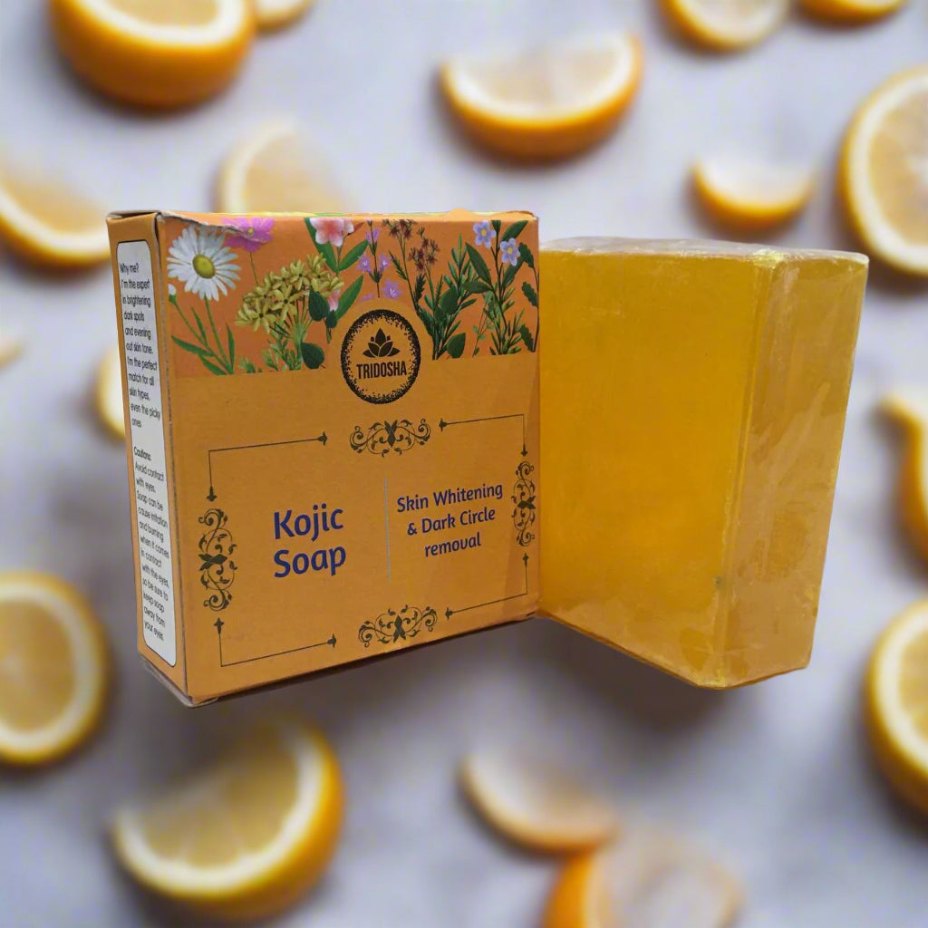 Tridosha Kojic Soap | Skin Whitening & Dark Circle Removal
