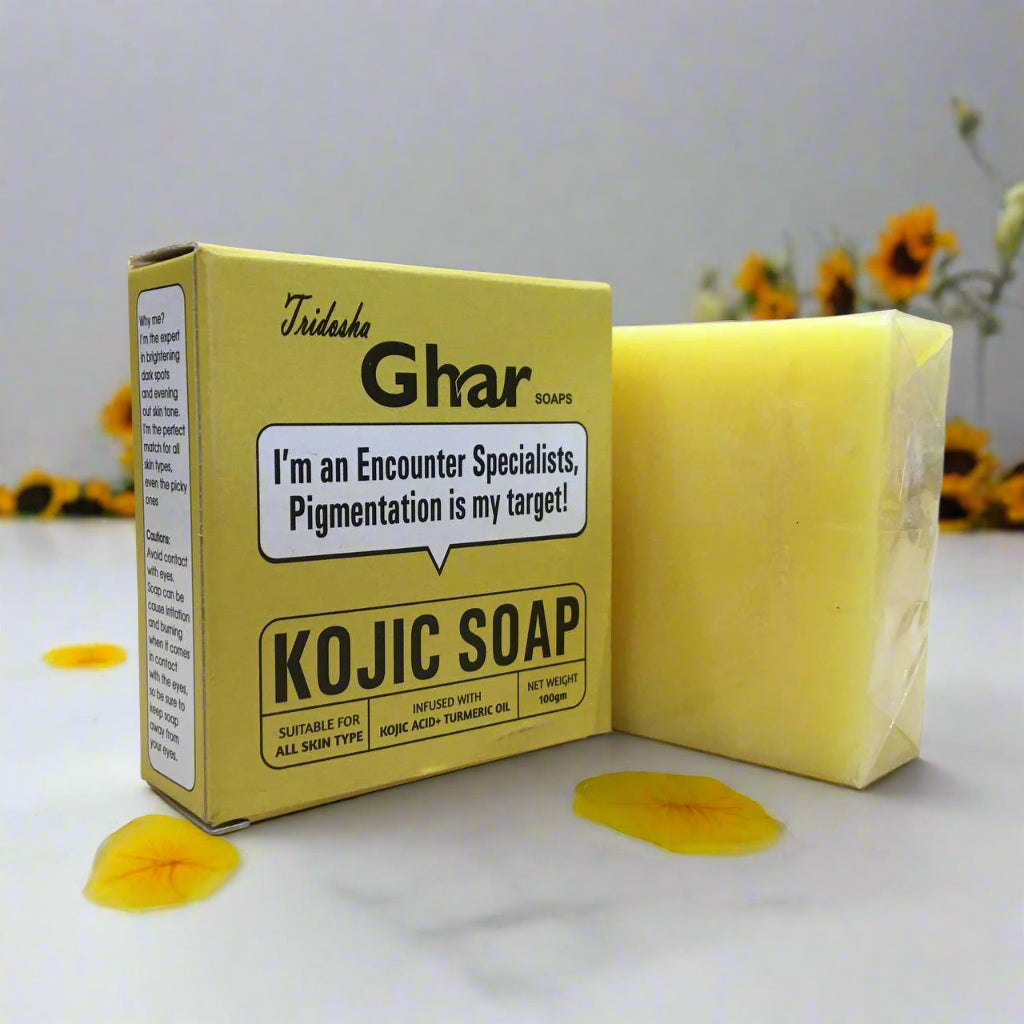 Tridosha Charcoal Detox Soap with Glutathione, Rose Petals & Fruit Extracts